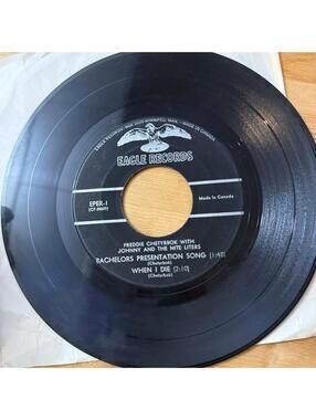 Freddie Chetyrbok - Bachelor's Presentation Song 45rpm VG+ R17